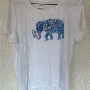 Women’s Large Krazy Kat see through top